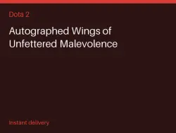 Autographed Wings of Unfettered Malevolence #581957865