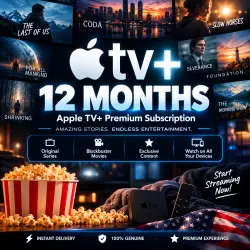 Apple TV+ на 12 месяцев — США