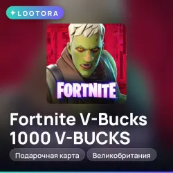 Fortnite V-Bucks 1000 V-BUCKS, подарочная карта фортнайт, Великобритания