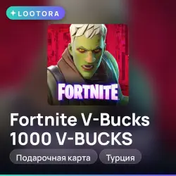 Fortnite V-Bucks 1000 V-BUCKS, подарочная карта фортнайт, Турция