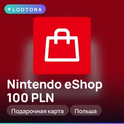 Nintendo eShop 100 PLN, подарочная карта нинтендо, Польша