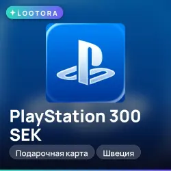 PlayStation Store 300 SEK, подарочная карта псн плейстейшен, Швеция