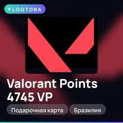 Valorant Points 4745 VP, подарочная карта валорант, Бразилия