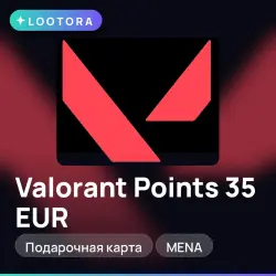 Valorant Points 35 EUR, подарочная карта валорант, MENA