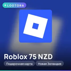 Roblox 75 NZD, подарочная карта роблокс, Новая Зеландия