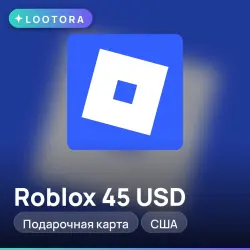 Roblox 45 USD, подарочная карта роблокс, США