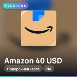 Amazon 40 USD, подарочная карта амазон, NA