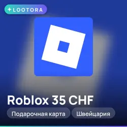 Roblox 35 CHF, подарочная карта роблокс, Швейцария