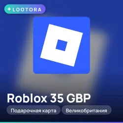 Roblox 35 GBP, подарочная карта роблокс, Великобритания