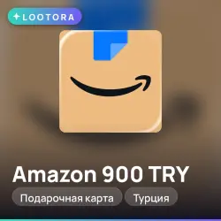 Amazon 900 TRY, подарочная карта амазон, Турция