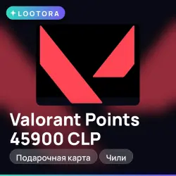 Valorant Points 45900 CLP, подарочная карта валорант, Чили