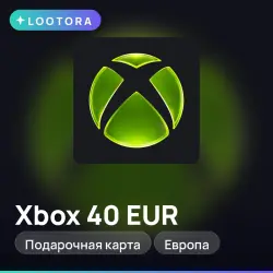 Xbox 40 EUR, подарочная карта иксбокс, Европа