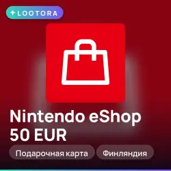 Nintendo eShop 50 EUR, подарочная карта нинтендо, Финляндия