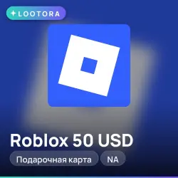 Roblox 50 USD, подарочная карта роблокс, NA
