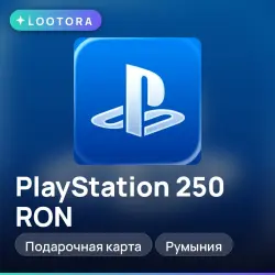 PlayStation Store 250 RON, подарочная карта псн плейстейшен, Румыния