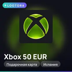 Xbox 50 EUR, подарочная карта иксбокс, Испания