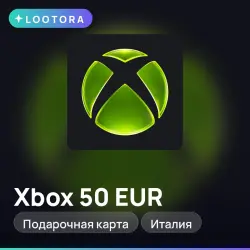 Xbox 50 EUR, подарочная карта иксбокс, Италия