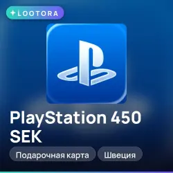 PlayStation Store 450 SEK, подарочная карта псн плейстейшен, Швеция