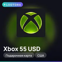 Xbox 55 USD, подарочная карта иксбокс, США