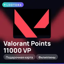Valorant Points 11000 VP, подарочная карта валорант, Филиппины