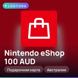 Nintendo eShop 100 AUD, подарочная карта нинтендо, Австралия