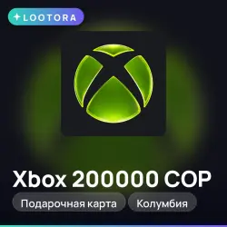 Xbox 200000 COP, подарочная карта иксбокс, Колумбия