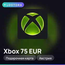 Xbox 75 EUR, подарочная карта иксбокс, Австрия