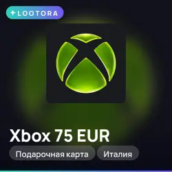 Xbox 75 EUR, подарочная карта иксбокс, Италия
