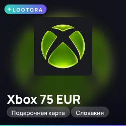Xbox 75 EUR, подарочная карта иксбокс, Словакия