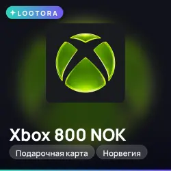 Xbox 800 NOK, подарочная карта иксбокс, Норвегия