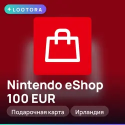 Nintendo eShop 100 EUR, подарочная карта нинтендо, Ирландия