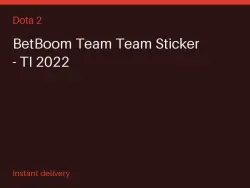 BetBoom Team Team Sticker - TI 2022 #583435197