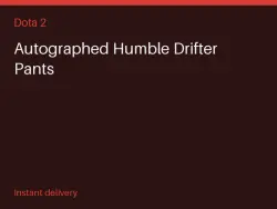 Autographed Humble Drifter Pants #583326608