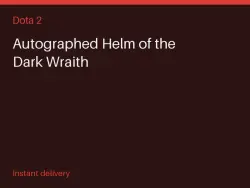 Autographed Helm of the Dark Wraith #583328017