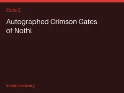 Autographed Crimson Gates of Nothl #583434781
