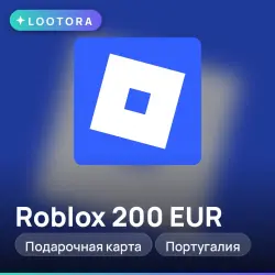 Roblox 200 EUR, подарочная карта роблокс, Португалия