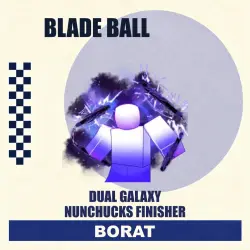 Dual Galaxy Nunchucks Finisher | Blade Ball