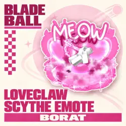 Loveclaw Scythe Emote | Blade Ball