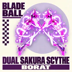 Dual Sakura Scythe | Blade Ball