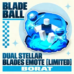 Dual Stellar Blades Emote | Blade Ball