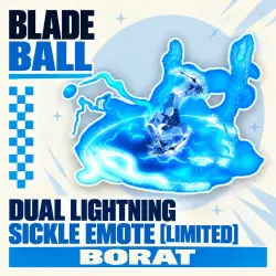Dual Lightning Sickle Emote | Blade Ball