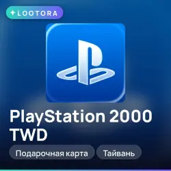 PlayStation Store 2000 TWD, подарочная карта псн плейстейшен, Тайвань