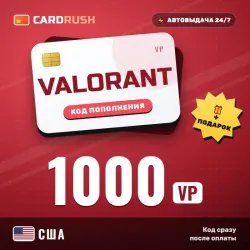 VALORANT 1000 VP США — код Valorant Points | автовыдача 24/7