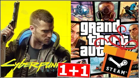 Cyberpunk 2077 + GTA 5 - STEAM(1+1) (GLOBAL)