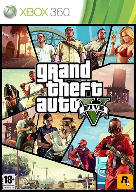 12 игр XBOX 360 GTA V+Mortal Kombat+Injustice+Far Cry 2