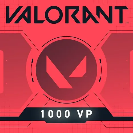 1000 VALORANT Points (50 Bonus + 950) PSN PLAYSTATION