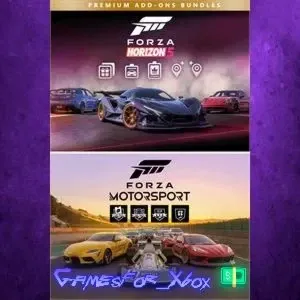Forza Motorsport and Forza Horizon 5 Premium Add-Ons Bundle XBOX