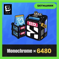 6480+1600 Монохромов по ID | Zenless Zone Zero | АВТО 24/7