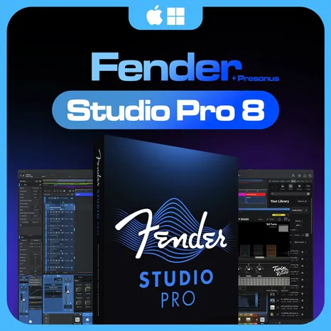 Studio One Pro 8 [В ПОДАРОК ПЛАГИНЫ] Fender + PreSonus