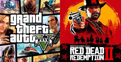 GTA 5 + RDR2 Xbox one & series X | S